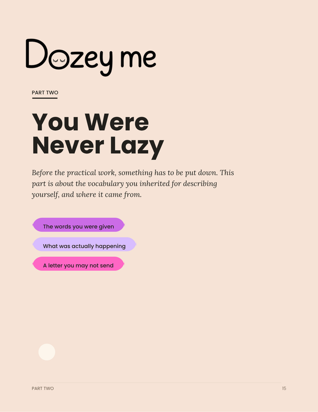 A page from the workbook