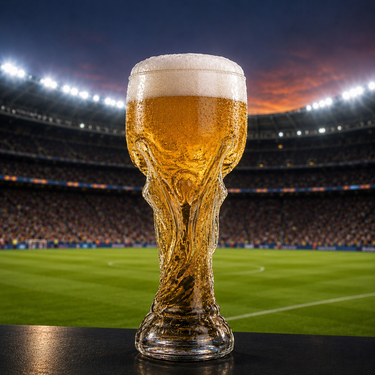 The World Glass Trophy (NOT CUP) - Beer Glass