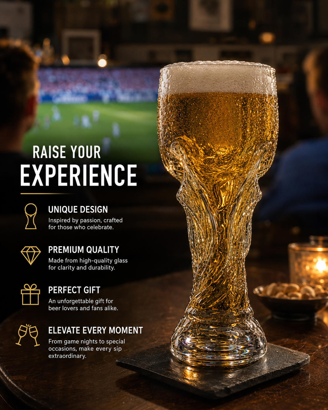 The World Glass Trophy (NOT CUP) - Beer Glass