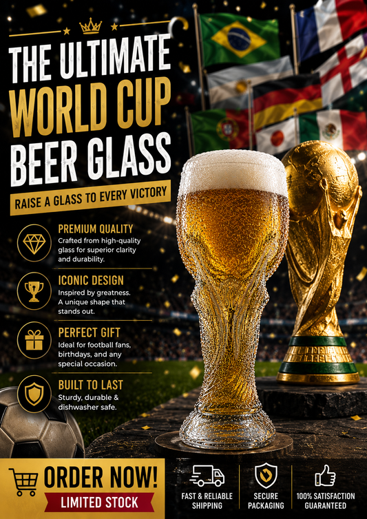The World Glass Trophy (NOT CUP) - Beer Glass